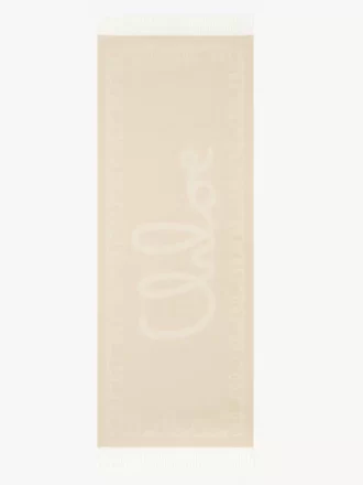 The Chloé Iconic scarf in jacquard wool