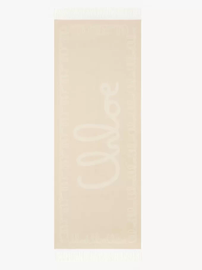 The Chloé Iconic scarf in jacquard wool