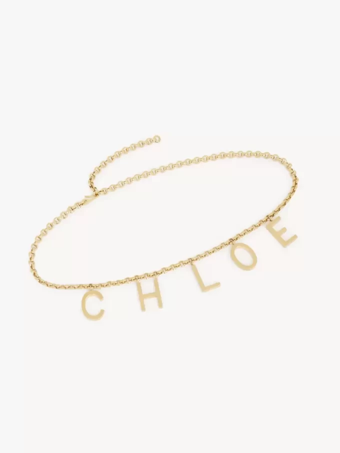 The Chloé Letters jewelry belt The Chloé Letters jewelry belt