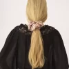 The Chloé Paisley hair scrunchie in silk twill The Chloé Paisley hair scrunchie in silk twill