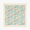 The Chloé Peonies square scarf in silk twill The Chloé Peonies square scarf in silk twill