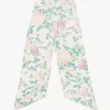 The Chloé Peonies wide bandeau scarf in silk charmeuse The Chloé Peonies wide bandeau scarf in silk charmeuse