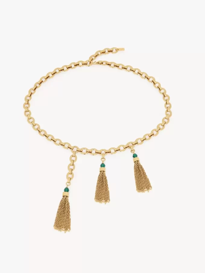 The Chloé Pompoms belt The Chloé Pompoms belt