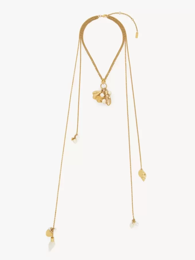 The Chloé Shells scarf necklace The Chloé Shells scarf necklace