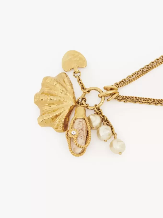 The Chloé Shells scarf necklace The Chloé Shells scarf necklace