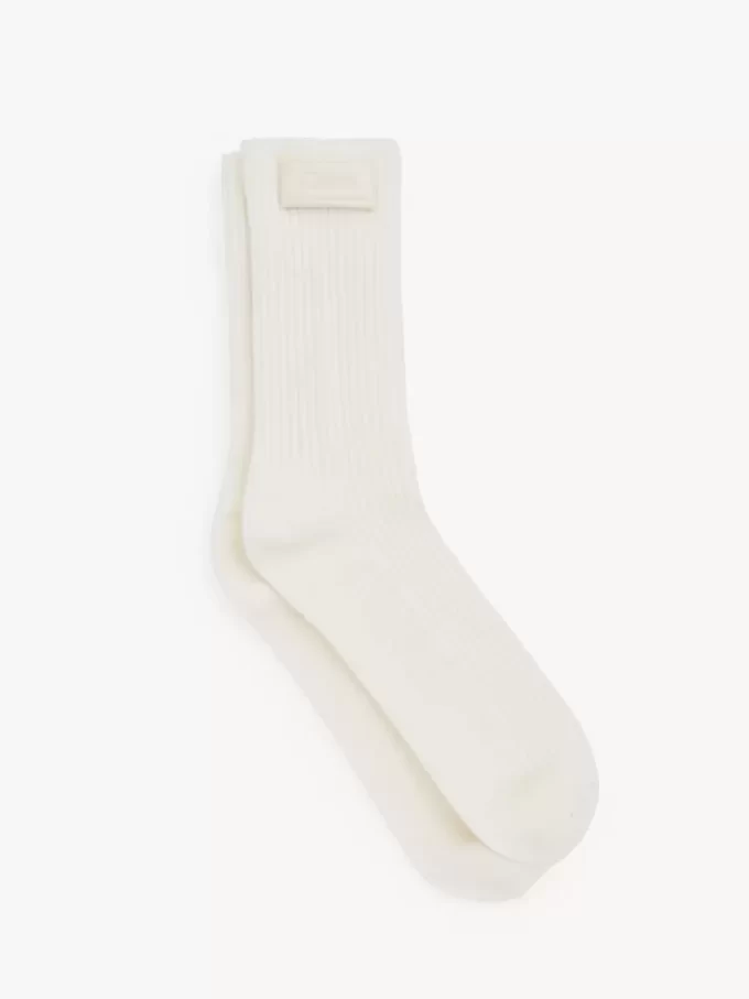 The Chloé Signature socks in wool knit The Chloé Signature socks in wool knit