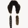 The Treasure Tails scarf in shearling The Treasure Tails scarf in shearling