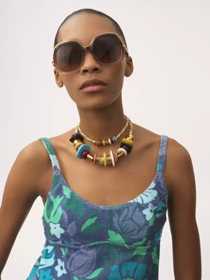 Thin-strap mini dress in cotton jersey Thin-strap mini dress in cotton jersey