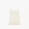 Thin-strap tank top in superfine wool knit Thin-strap tank top in superfine wool knit