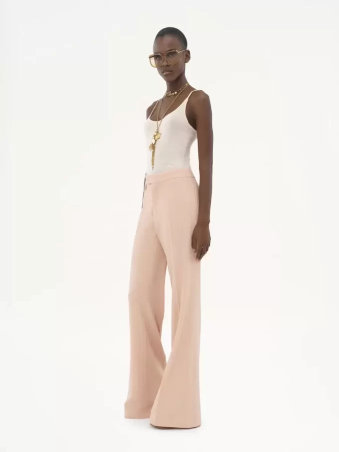 Thin-strap tank top in superfine wool knit Thin-strap tank top in superfine wool knit