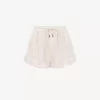 Turn-up drawstring shorts in cotton Turn-up drawstring shorts in cotton