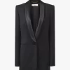 Tuxedo jacket in wool grain de poudre Tuxedo jacket in wool grain de poudre