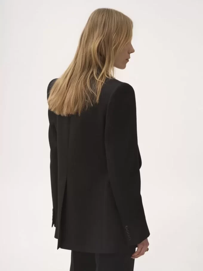 Tuxedo jacket in wool grain de poudre Tuxedo jacket in wool grain de poudre