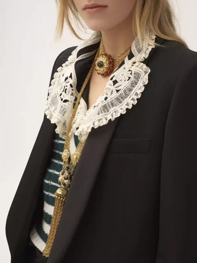 Tuxedo jacket in wool grain de poudre Tuxedo jacket in wool grain de poudre