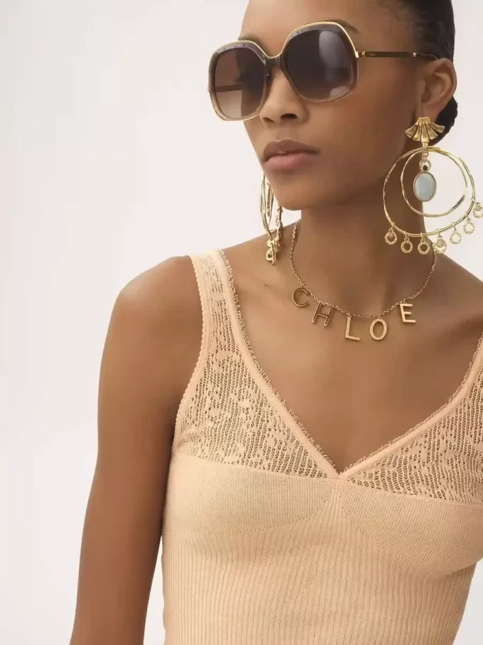 Twin set in cotton knit Twin set in cotton knit