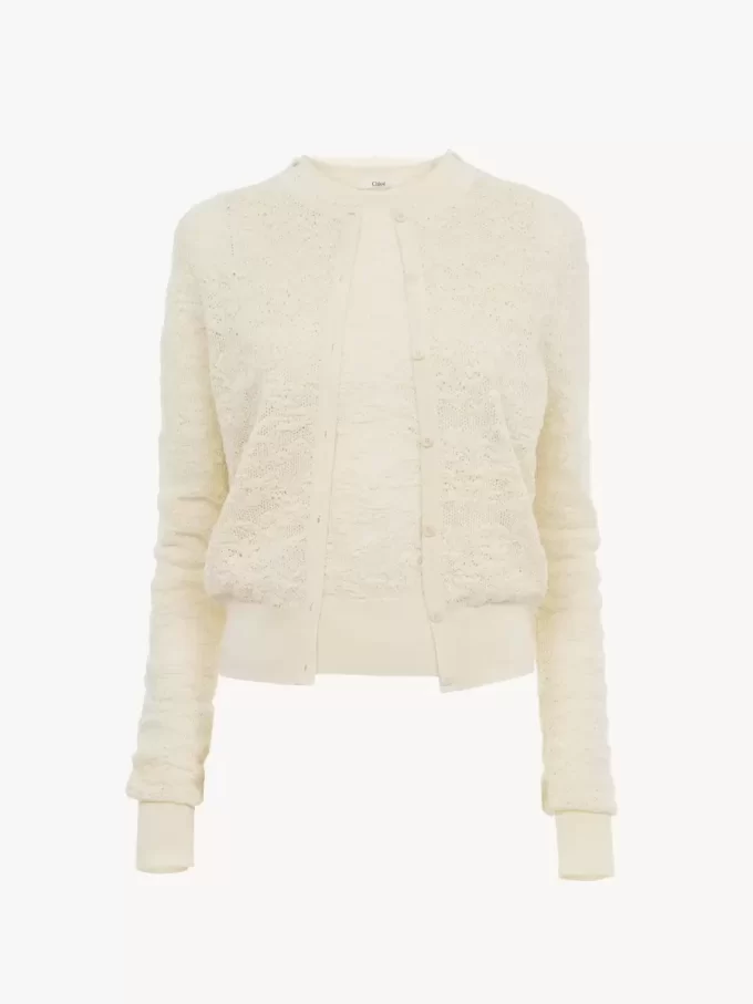 Twin set in cotton-silk knit Twin set in cotton-silk knit