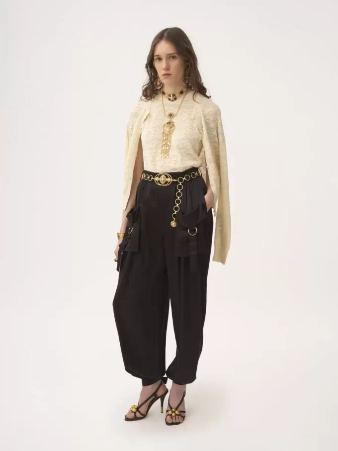 Twin set in cotton-silk knit Twin set in cotton-silk knit