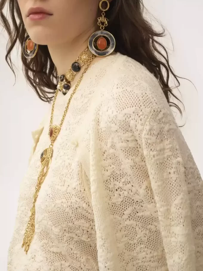 Twin set in cotton-silk knit Twin set in cotton-silk knit