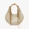 Twisted Shell hobo bag in shiny leather Twisted Shell hobo bag in shiny leather