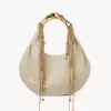 Twisted Shell hobo bag in shiny leather Twisted Shell hobo bag in shiny leather