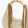 Twisted Shell hobo bag in shiny leather Twisted Shell hobo bag in shiny leather