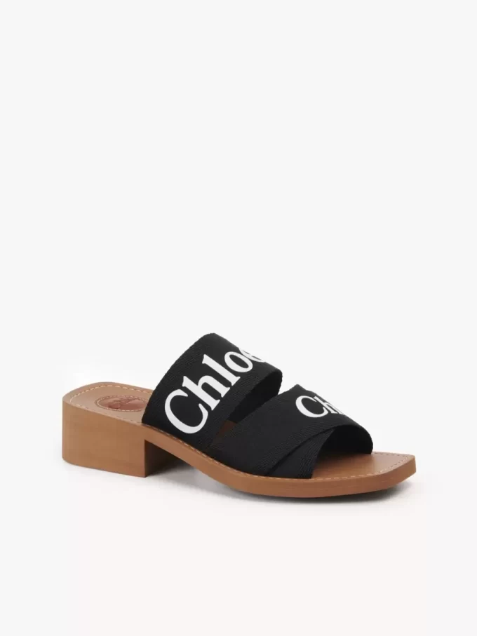 Woody heeled mule Woody heeled mule