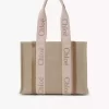 Woody tote bag in linen Woody tote bag in linen