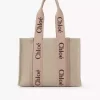 Woody tote bag in linen Woody tote bag in linen