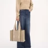 Woody tote bag in linen Woody tote bag in linen