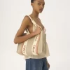 Woody tote bag in linen Woody tote bag in linen