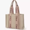 Woody tote bag in linen Woody tote bag in linen