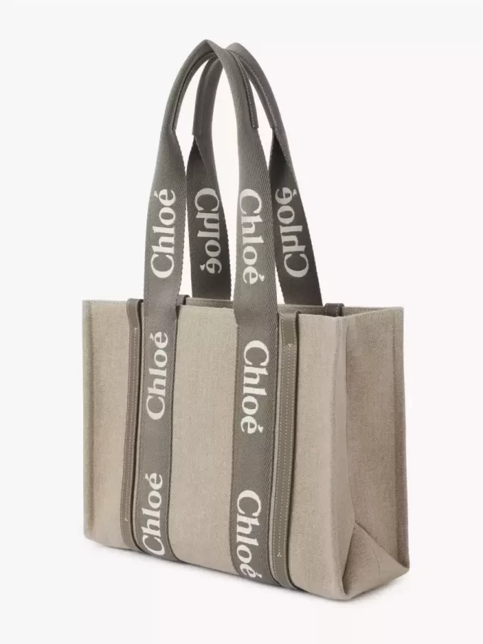 Woody tote bag in linen Woody tote bag in linen