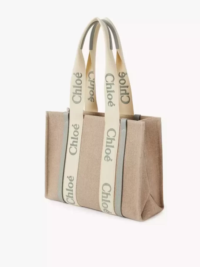 Woody tote bag in linen Woody tote bag in linen